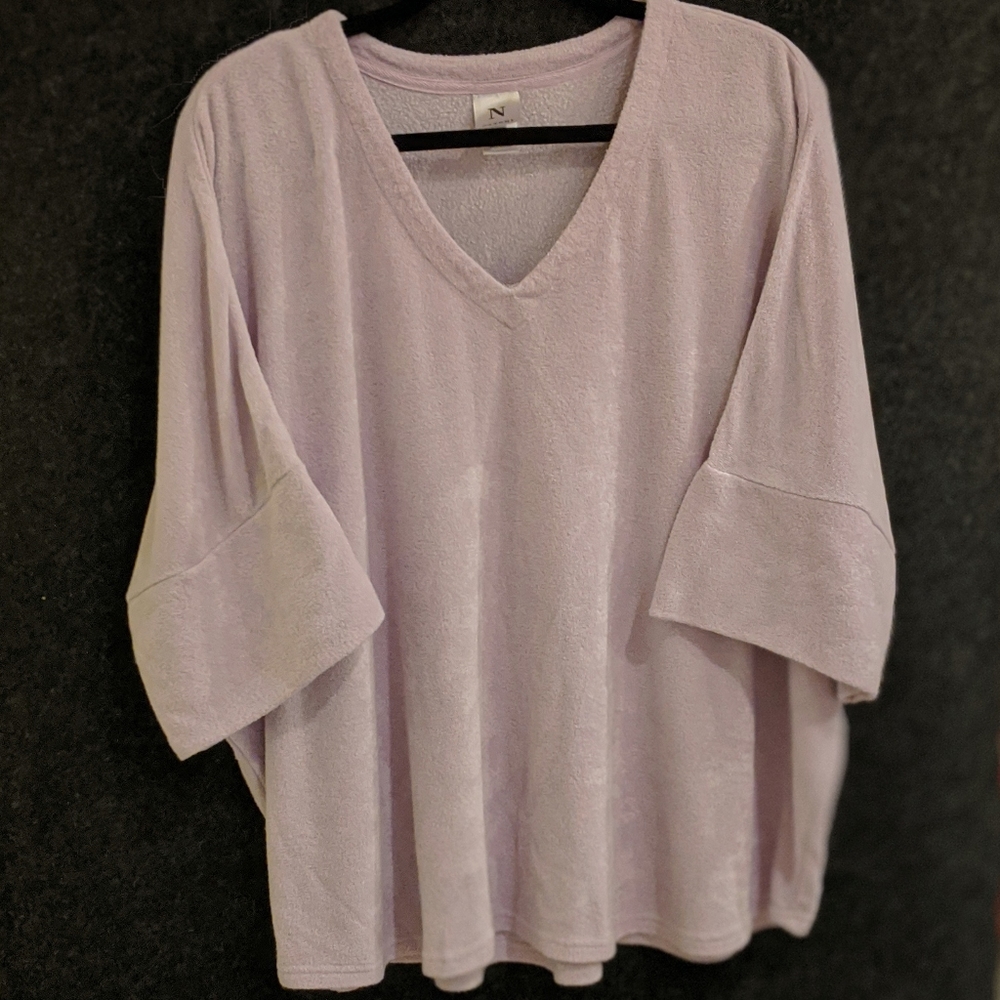 Lavender Natori Pajama Shirt